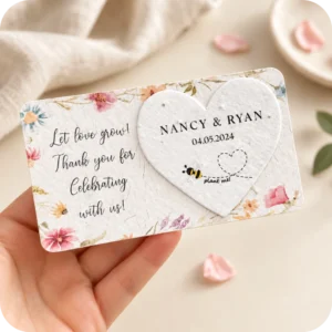Plantable Hearts with Planting Instructions