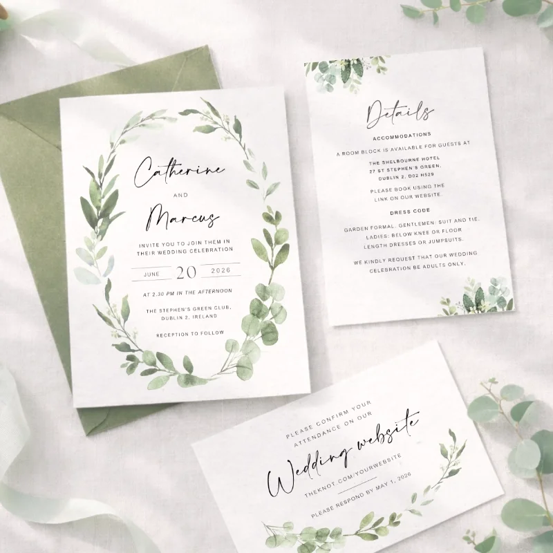 Eco-Friendly Wedding Invitations